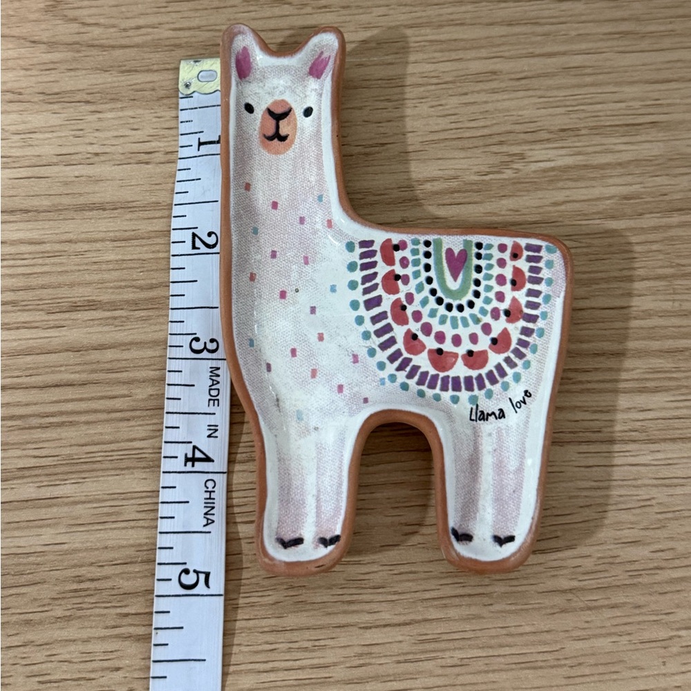 Natural Life Live Happy Collection “Santa Fe Llama” Jewelry Dish Holder - Picture 8 of 10